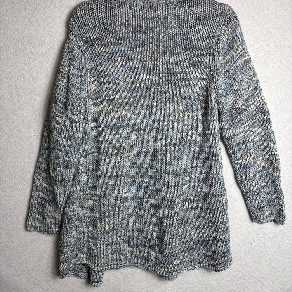 J.Jill Sweater Blue Cardigan Size Large - Picture 2 of 3